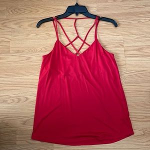 Socialite Red Strappy Top